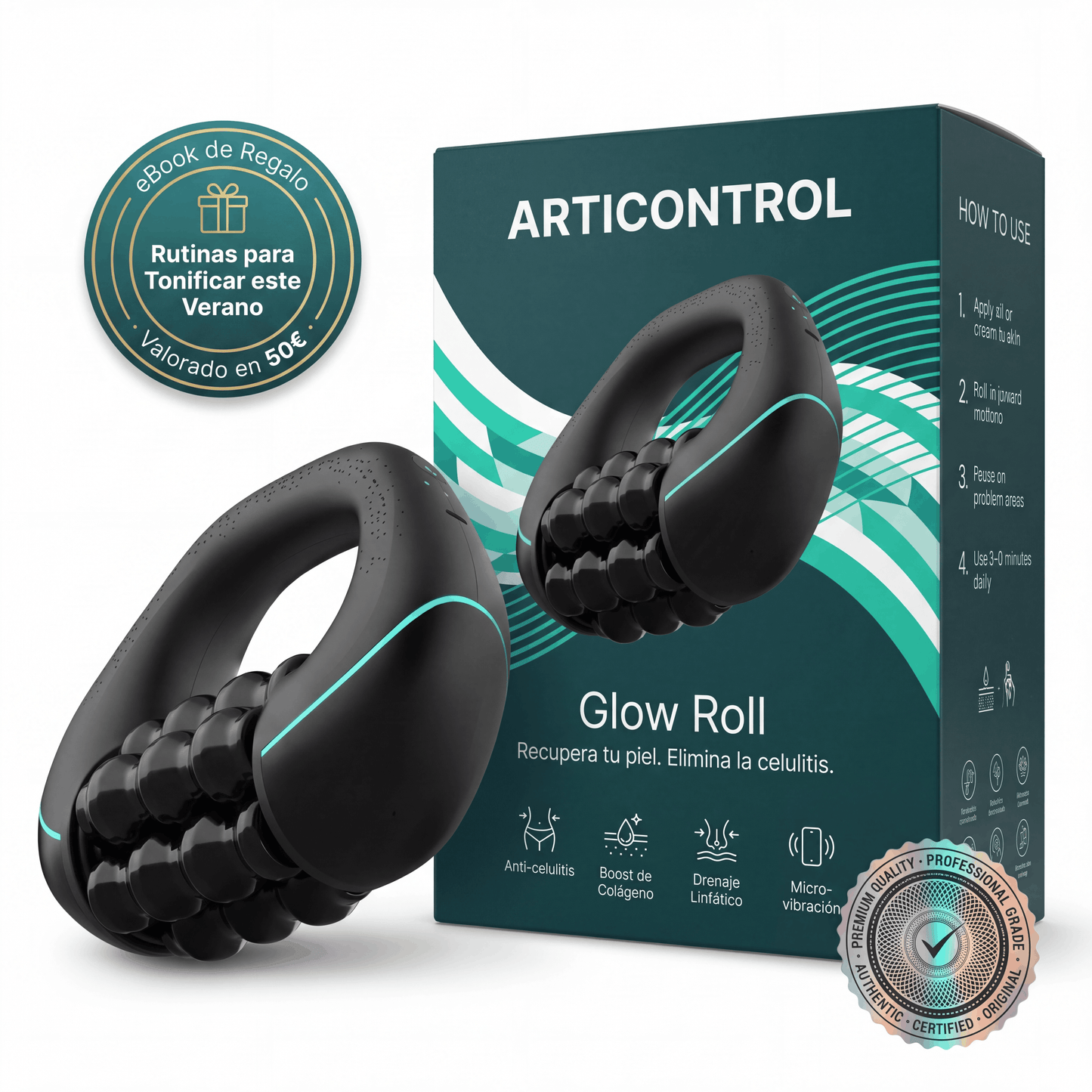 Arti Control Glowroll | Tu Verano Sin Celulitis a Un Click!