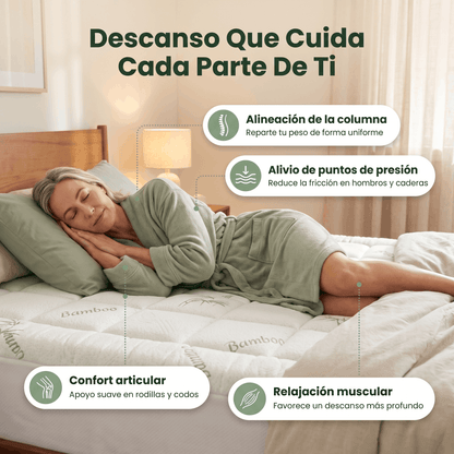 TrueSleep | Cubrecolchón de Bambú