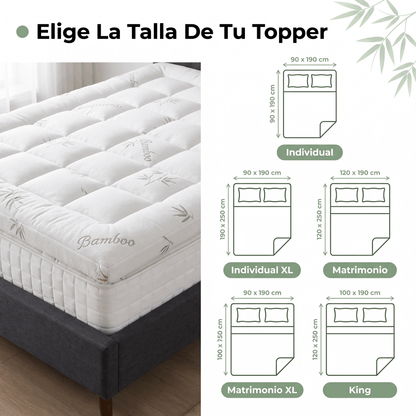 TrueSleep | Cubrecolchón de Bambú